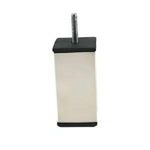 Noga chromowana 10x5 cm prostokątna