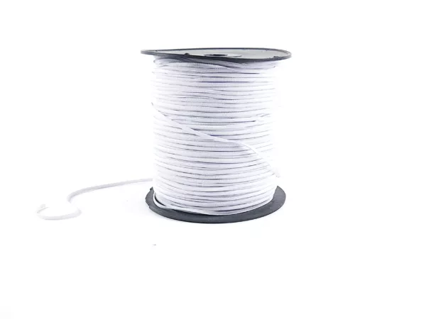 Guma pasmanteryjna biała 4 mm