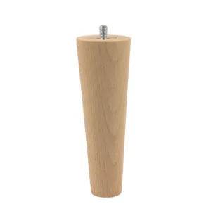 noga drewniana stożek 15 cm