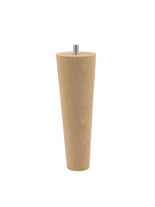 noga drewniana stożek 15 cm